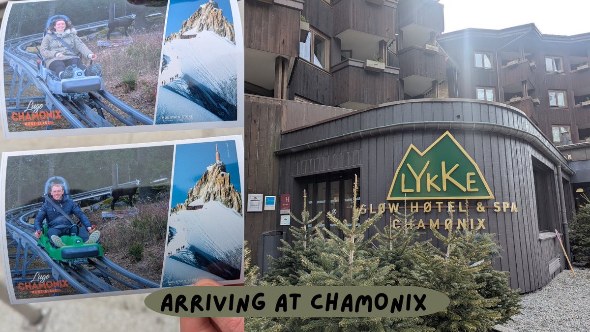 NEW VIDEO on our channel youtube.com/charandperry at 5:30pm today! It's of our time arriving Chamonix 🏔️