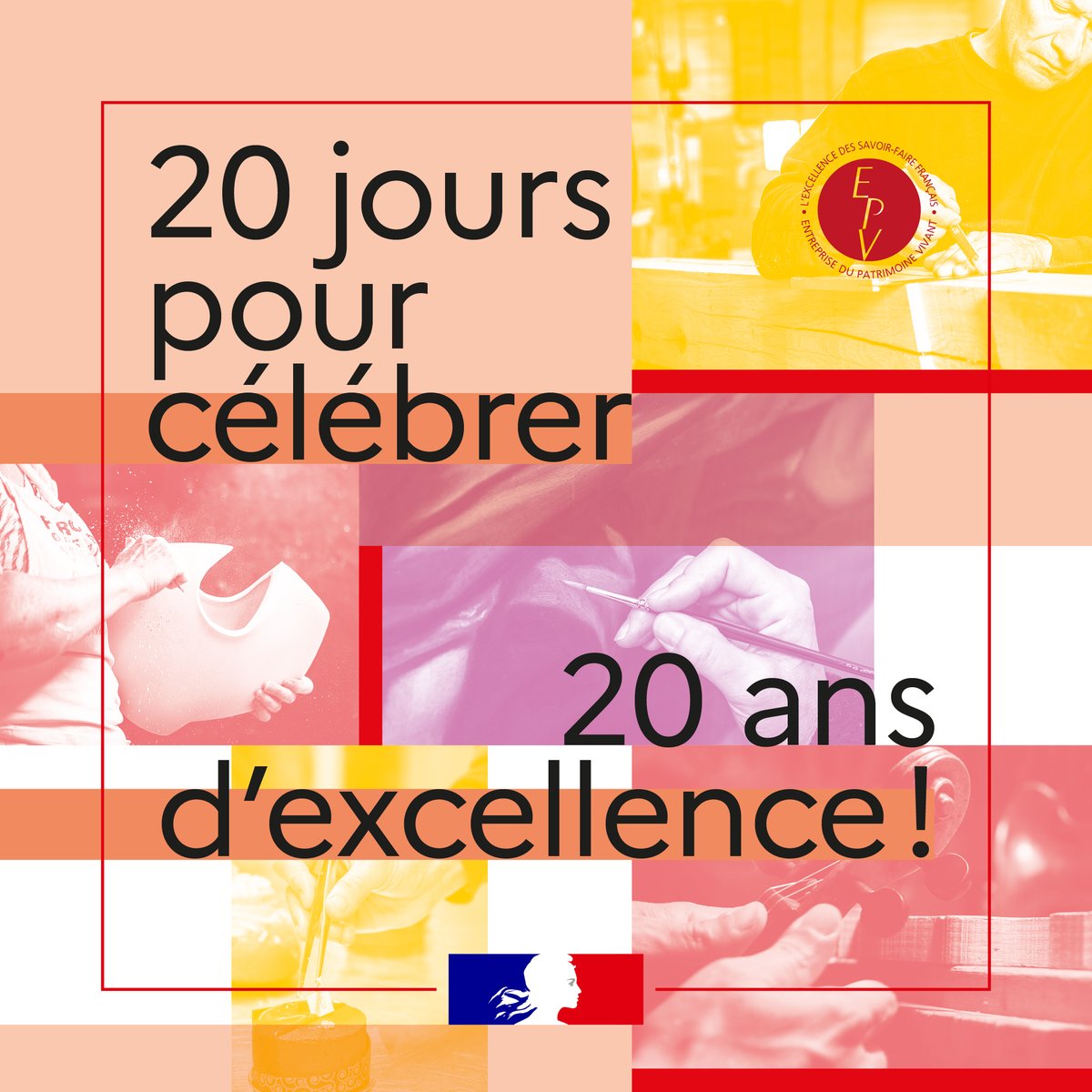 Direction générale des Entreprises (@dgentreprises) on Twitter photo #20AnsEPV | La <a href="/DGEntreprises/">Direction générale des Entreprises</a> célèbre les 20 ans du label Entreprise du Patrimoine Vivant (EPV) !
📢 Entreprises labellisées EPV, profitez de cette occasion pour valoriser vos savoir-faire ! De juin à septembre 2025, organisez et renseignez votre propre événement pour faire #20AnsEPV | La <a href="/DGEntreprises/">Direction générale des Entreprises</a> célèbre les 20 ans du label Entreprise du Patrimoine Vivant (EPV) !
📢 Entreprises labellisées EPV, profitez de cette occasion pour valoriser vos savoir-faire ! De juin à septembre 2025, organisez et renseignez votre propre événement pour faire