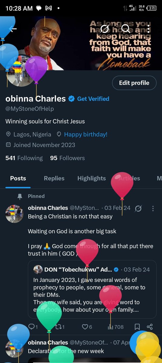 MyStoneOfHelp's tweet image. It&apos;s my birthday 🎂🎉 

Please send me prayer wishes 

@ArchbishopNick @Cagyinasare @DaystarNG @Apostleorokpo @dunamiswrldwide @Evangelistfavo @tomidearoso @Row_Haastrup @SpiricocoNg