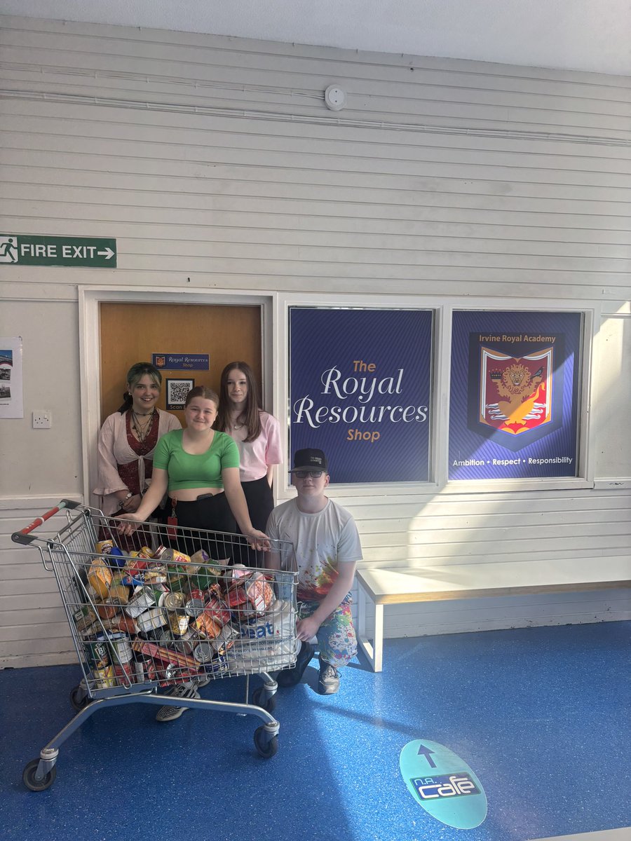 I-Royal Mental Health Ambassadors (@irvineroyal_mha) on Twitter photo Really happy with our collections for the Royal Resources foodbank bank this morning for #MentalHealthAwarenessWeek . Thank you to all members of our school community who contributed and are wearing green today ππ <a href="/IrvineRoyalAcad/">Irvine Royal Academy</a> <a href="/Dionne_Gordon9/">Dionne Gordon</a> Really happy with our collections for the Royal Resources foodbank bank this morning for #MentalHealthAwarenessWeek . Thank you to all members of our school community who contributed and are wearing green today ππ <a href="/IrvineRoyalAcad/">Irvine Royal Academy</a> <a href="/Dionne_Gordon9/">Dionne Gordon</a>