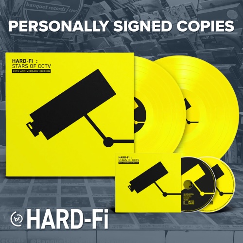 Hard-Fi๐ (@hard_fi) on Twitter photo We're signing 200 copies of the 20th Anniversary edition of 'Stars of CCTV', exclusively for <a href="/BanquetRecords/">Banquet Records</a>. Not only signed, but with a personal message. ๐ซถโ๏ธ Get yours here! hardfi.lnk.to/cctvsignedbanqโฆ We're signing 200 copies of the 20th Anniversary edition of 'Stars of CCTV', exclusively for <a href="/BanquetRecords/">Banquet Records</a>. Not only signed, but with a personal message. ๐ซถโ๏ธ Get yours here! hardfi.lnk.to/cctvsignedbanqโฆ