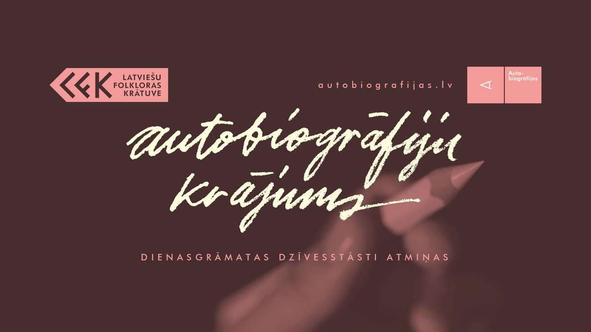 Priecājamies vēstīt, ka <a href="/LU_LFMI/">LU LFMI</a>  <a href="/_LFK_/">Latviešu folkloras krātuve</a>  Autobiogrāfiju krājums ir uzsācis jaunu, Latviešu fonda atbalstītu projektu, kura mērķis ir papildināt un bagātināt krājumu ar jauniem materiāliem!
Vairāk: garamantas.lv/lv/post/2385/A…