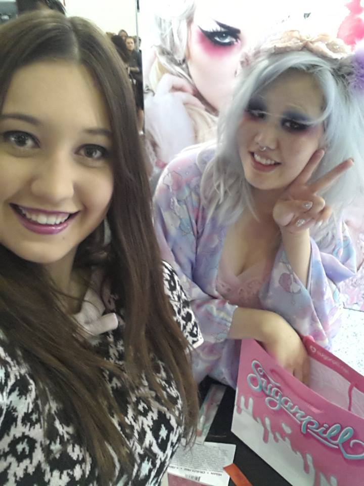itsrubydolly's tweet image. Me and Irene Is Mean at the Sugarpill booth
#imats #imatssydney #imats2015 #sugarpill