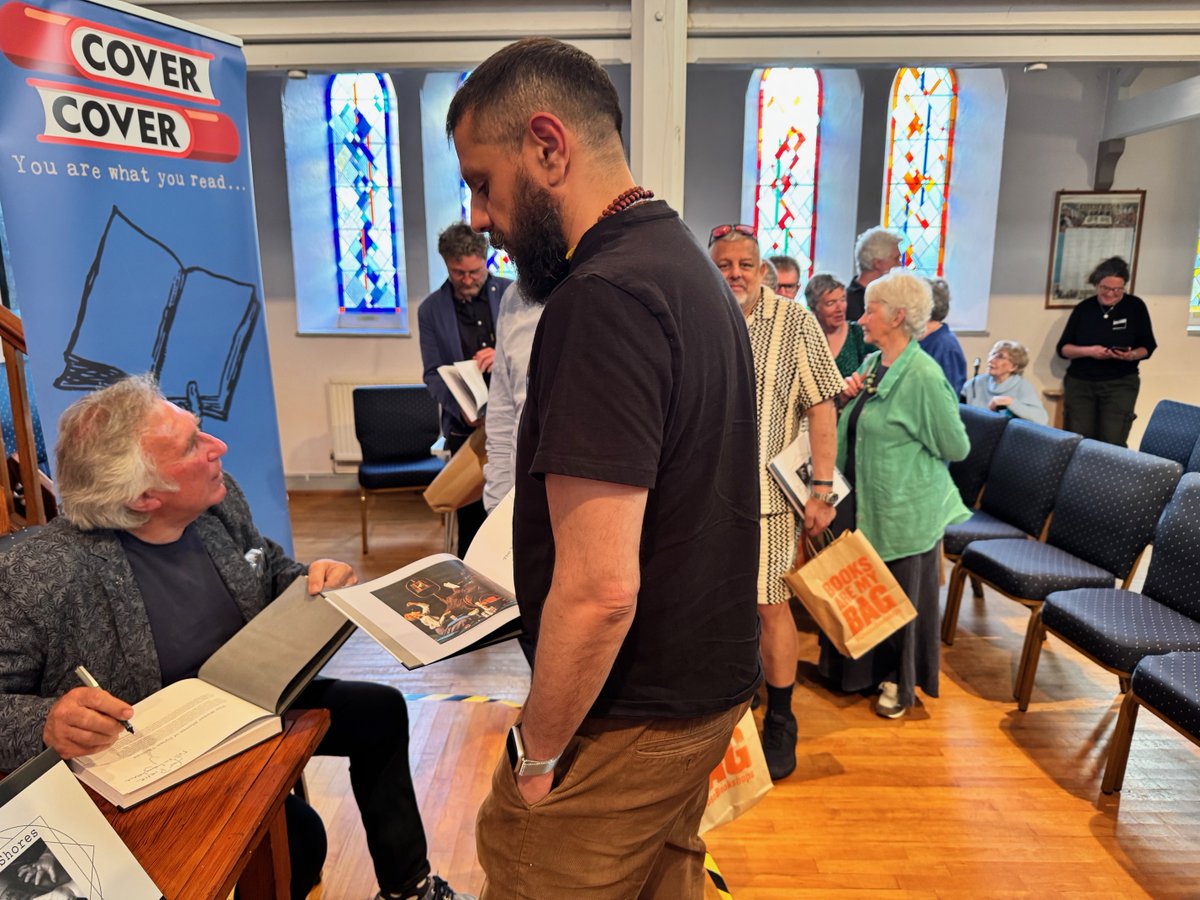Thanks to everyone who came last night: a wonderful sun-kissed evening with astounding stories and amazing tales from a fascinating life. 😍✌📕📗📘📙
