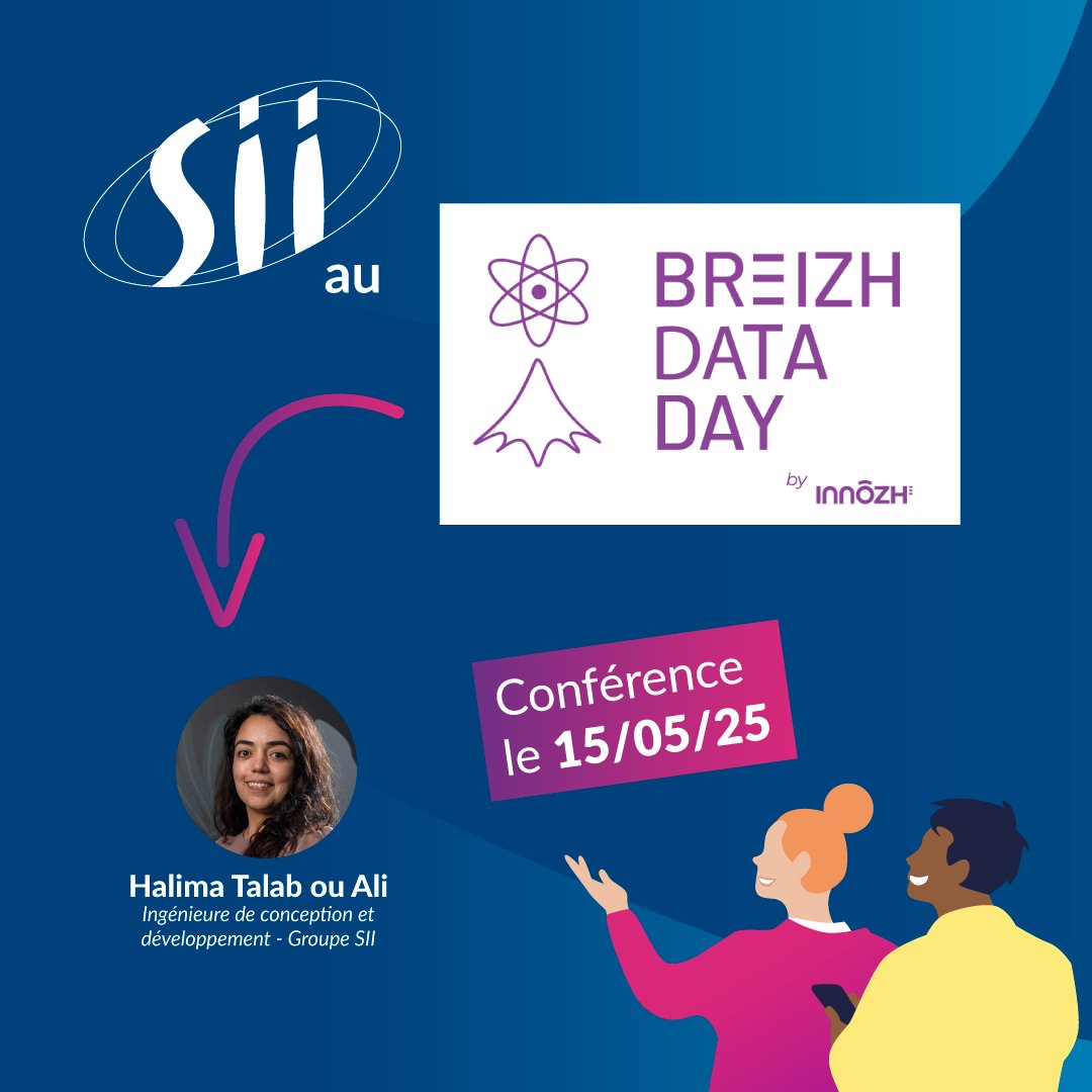 SII au #BreizhDataDay 2025 !

Halima TALAB-OU-ALI, Ingénieure de conception et développement chez SII Ouest animera un talk :
→ Données spatiales et SIG : Trouver l’équilibre entre précision et performance

📍 Théâtre de la Passerelle, Saint-Brieuc
🗓 15 mai à 12h05