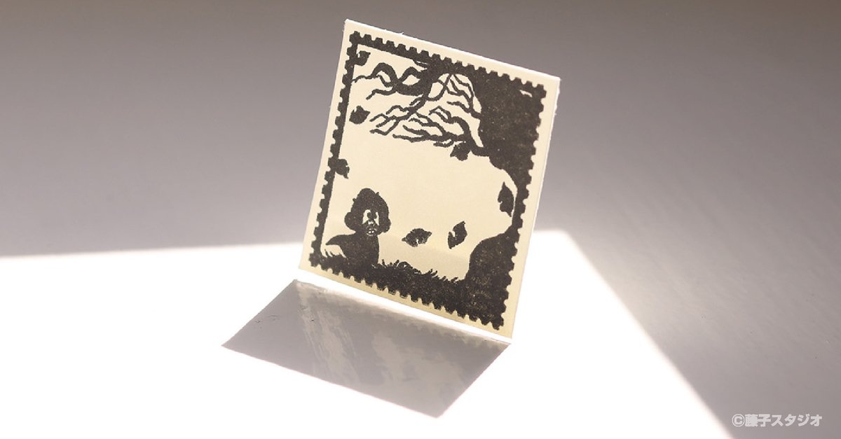 EYuusyu's tweet image. 藤子不二雄Ⓐ先生の作品を扱った「日付印」「スタンプ台」が郵便局のネットショップにて受注販売中。

詳細はこちらshop.post.japanpost.jp/shop/a/ax20250…

#黒ベエ のアーティスティックなイラストを切手ふうにアレンジしたデザインの日付印。

#藤子不二雄A　＃郵便局　#郵便局のネットショップ