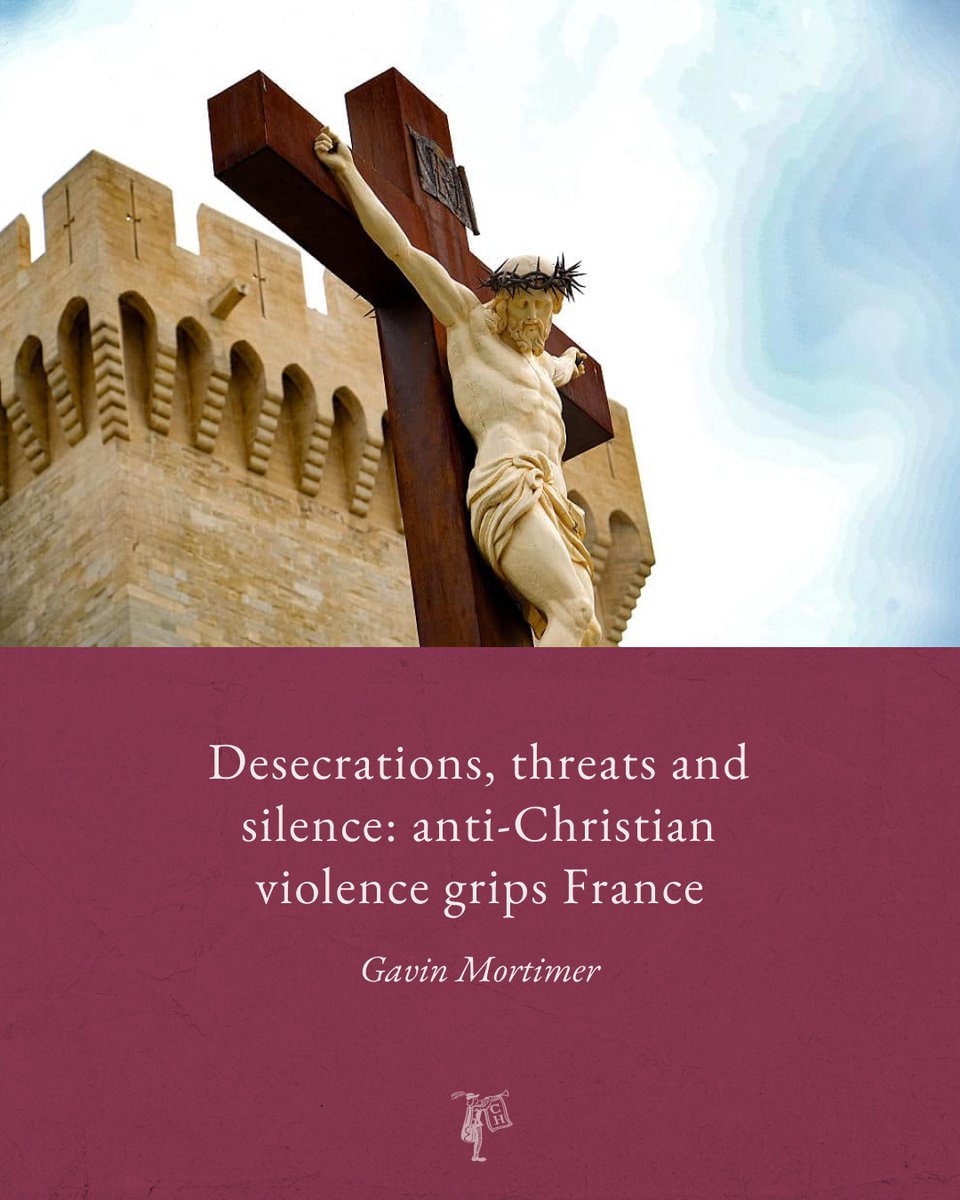 CatholicHerald's tweet photo. Church desecrations, Eucharistic theft, and a mob threatening to burn down a church: anti-Christian attacks are surging in France.
Read here ➡️ https://t.co/DZXYUFbkOH
#France #Christianophobia #ChurchAttacks #ReligiousFreedom https://t.co/e8bL8k5xrD