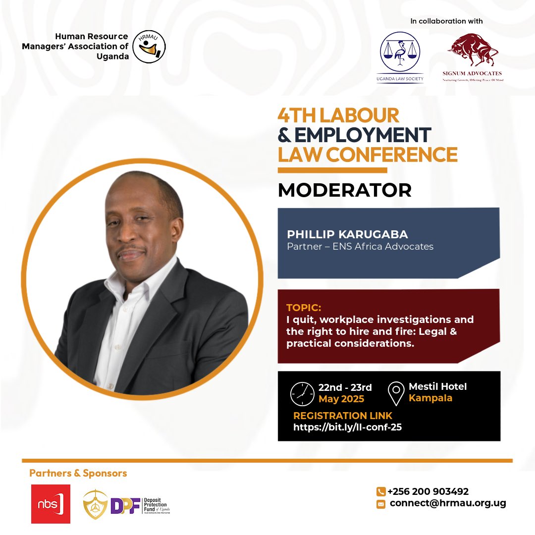 Signumadvocates's tweet image. Experienced legal minds will be discussing topics of concern such as the evolving nature of the right to hire and fire in the law and jurisprudence of the courts across various jurisdictions. We cannot wait to see you there. Register now! 

Look out for more of our speakers!