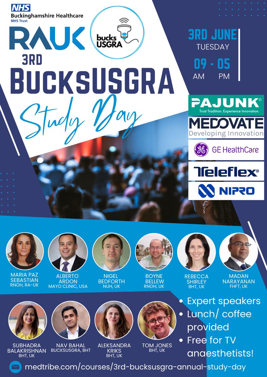 Subhadra Balakrishnan (@drsubhadra_b) on Twitter photo Come join us at our 3rd Annual Study Day on June 3rd! A day not to be missed 😊<a href="/NavBahal/">Dr Nav Bahal</a> <a href="/BucksUSGRA/">BucksUSGRA</a> Come join us at our 3rd Annual Study Day on June 3rd! A day not to be missed 😊<a href="/NavBahal/">Dr Nav Bahal</a> <a href="/BucksUSGRA/">BucksUSGRA</a>