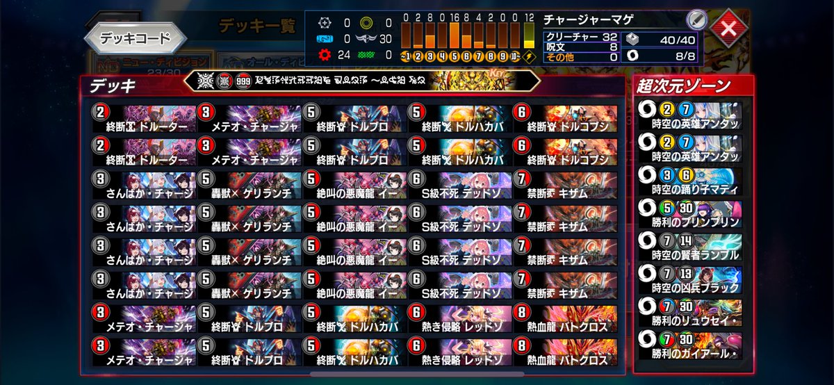 ellen_DMP's tweet image. 最高1725で終わり
どれも1720くらいはいけたけど、ドルテラ4ギガトロン0の構築が1番勝てました
それなりに時間取ってやったのに何の結果も残せなくて残念😔