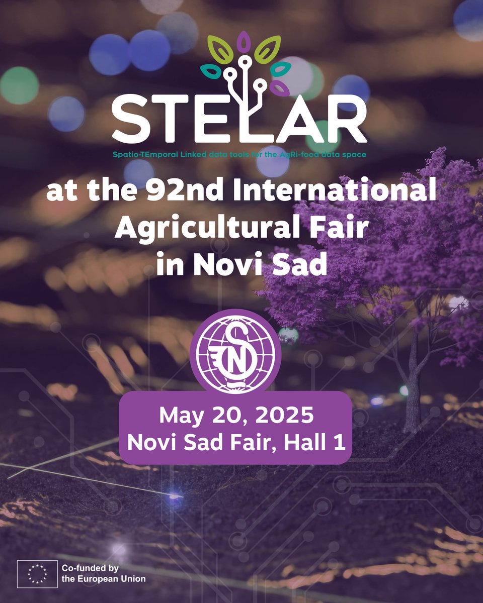 🌾Join us at the 92nd International Agricultural Fair!

🤝Explore STELAR’s goals through fun quizzes and open discussions. Whether you are a farmer, researcher, policymaker, or just curious about agri-digital tools, come connect and share ideas!

 #HorizonEurope #ResearchImpactEU
