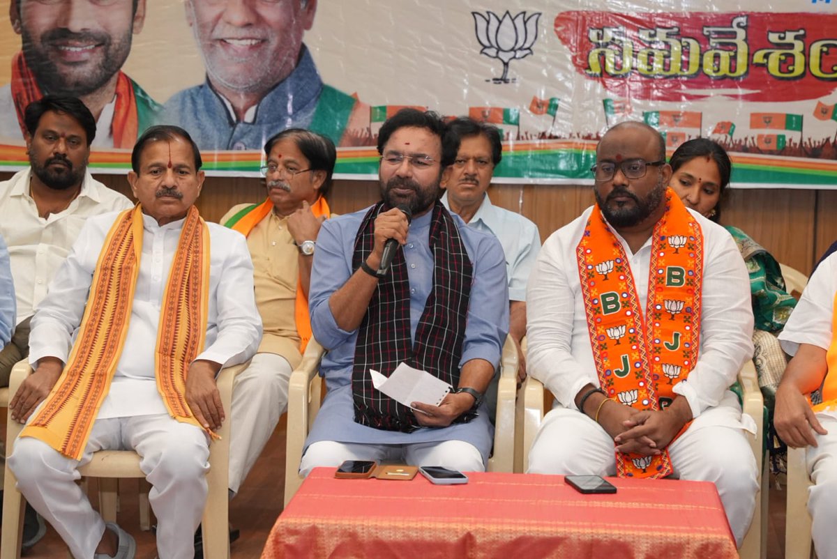 G Kishan Reddy tweet media