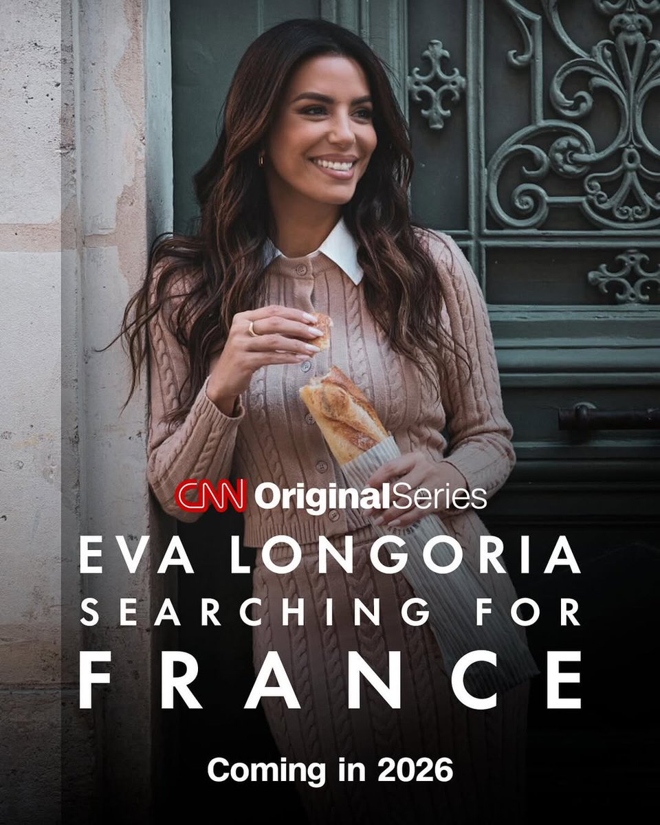 Dragonfly (@dragonflyfilmtv) on Twitter photo Next stop: France🇫🇷
<a href="/EvaLongoria/">Eva Longoria Baston</a> is back with a new culinary quest—this time through the heart of one of the world’s most iconic food cultures. Coming 2026 to CNN.
#SearchingForFrance#CNNOriginalSeries Next stop: France🇫🇷
<a href="/EvaLongoria/">Eva Longoria Baston</a> is back with a new culinary quest—this time through the heart of one of the world’s most iconic food cultures. Coming 2026 to CNN.
#SearchingForFrance#CNNOriginalSeries