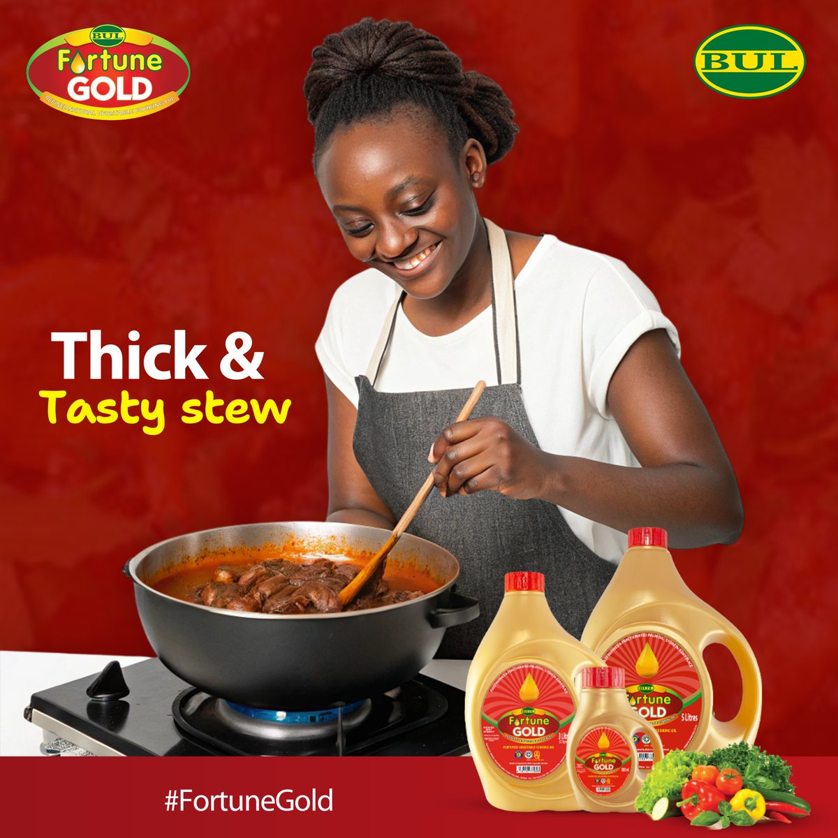 A good stew starts with Fortune Gold Cooking Oil. Add richness, aroma, and that golden touch your family loves. ❤🍛

#TastyWithFortune