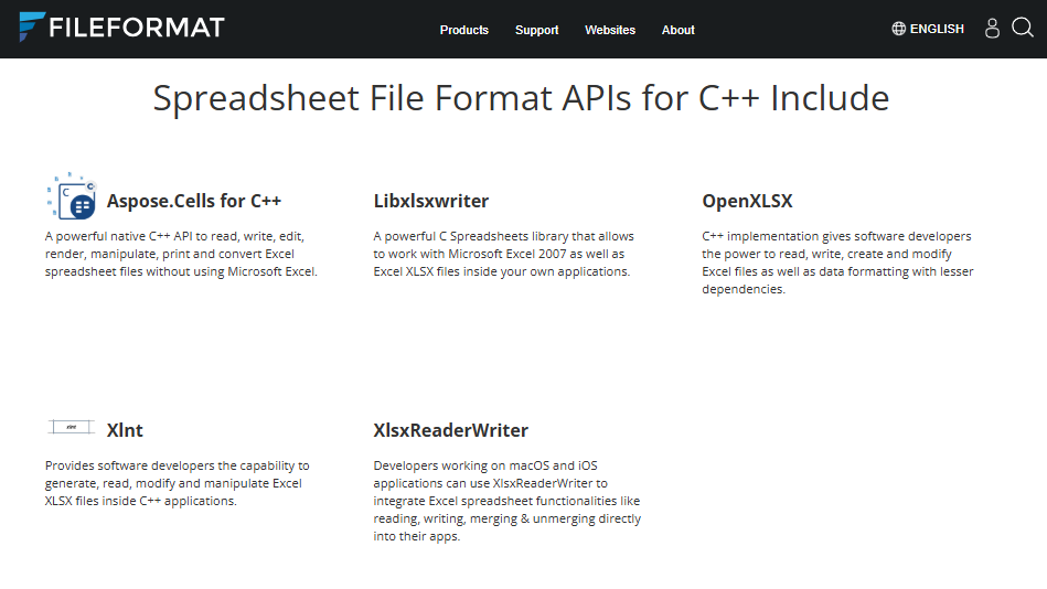 fileformatcom's tweet image. C++ #developers can easily create, edit, read, merge, split, and #convert #Excel #spreadsheet files to other supported file formats via #OpenSource #cpp #APIs: shorturl.at/P4VS0