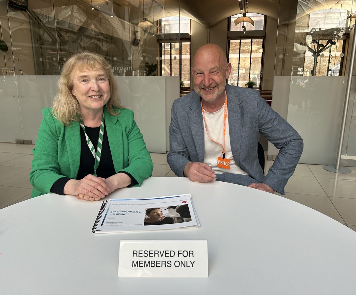The_AOP's tweet image. Our Chief Executive, Adam Sampson was delighted to meet with @lucydahlia to explore solutions that address the postcode lottery of eye care.
The discussion covered the role optometrists can play in delivering enhanced care within a transformed and integrated primary care system.