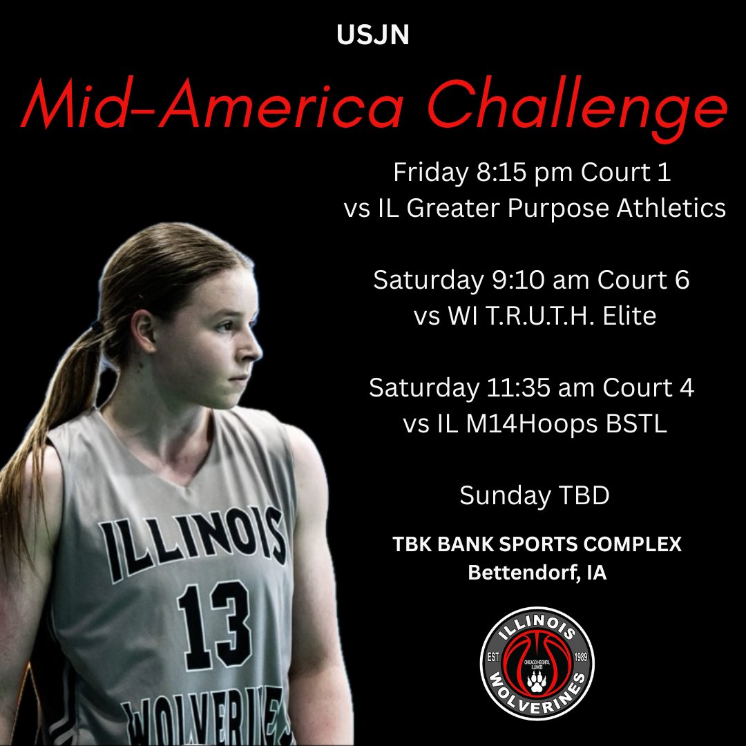 My schedule this weekend <a href="/USJN/">USJN</a> Iowa