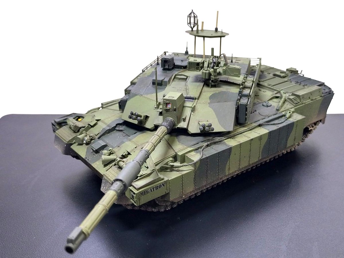 Luft1935's tweet image. 【完成】チャレンジャー2 TES【RFM 1/35】
チャレンジャー2 TES、完成しました！