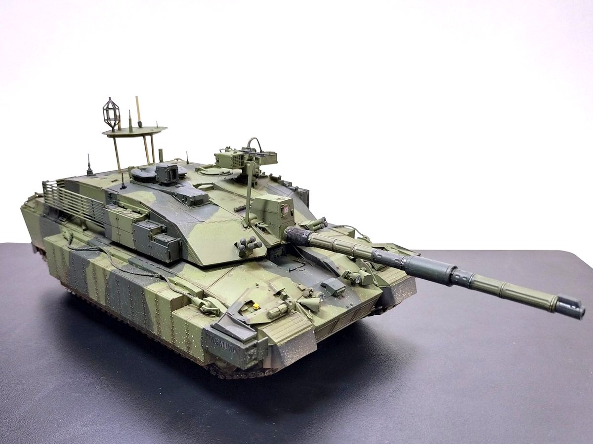 Luft1935's tweet image. 【完成】チャレンジャー2 TES【RFM 1/35】
チャレンジャー2 TES、完成しました！