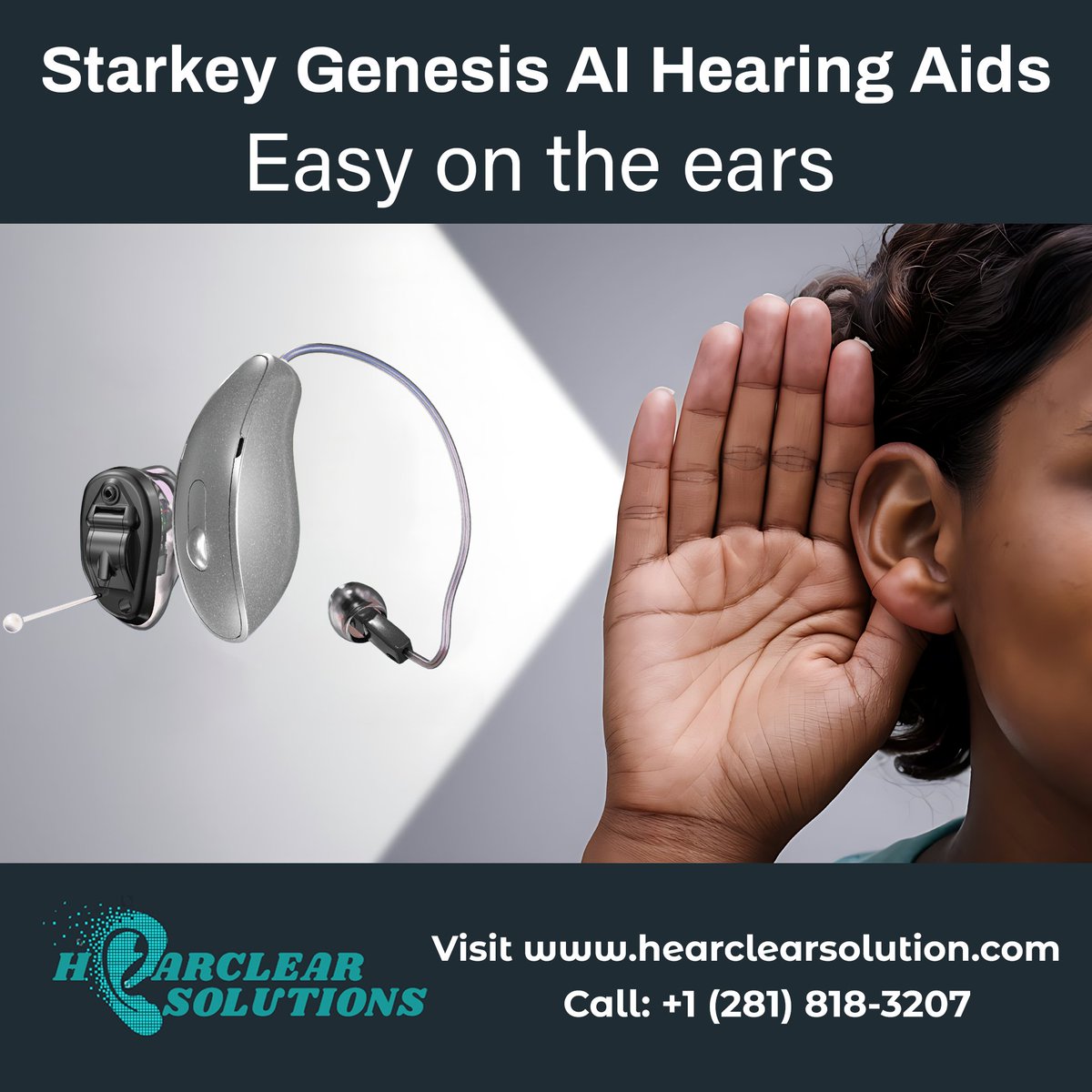 🔊 Discover the Starkey Genesis AI – The Future of Hearing Starts Here! Experience futuristic, cutting-edge, and innovative hearing with the Starkey Genesis AI at Hearclear Solutions.
📞 +1 (281) 818-3207 
🌐 shorturl.at/7Pc73
#StarkeyGenesisAI #HearclearSolutions