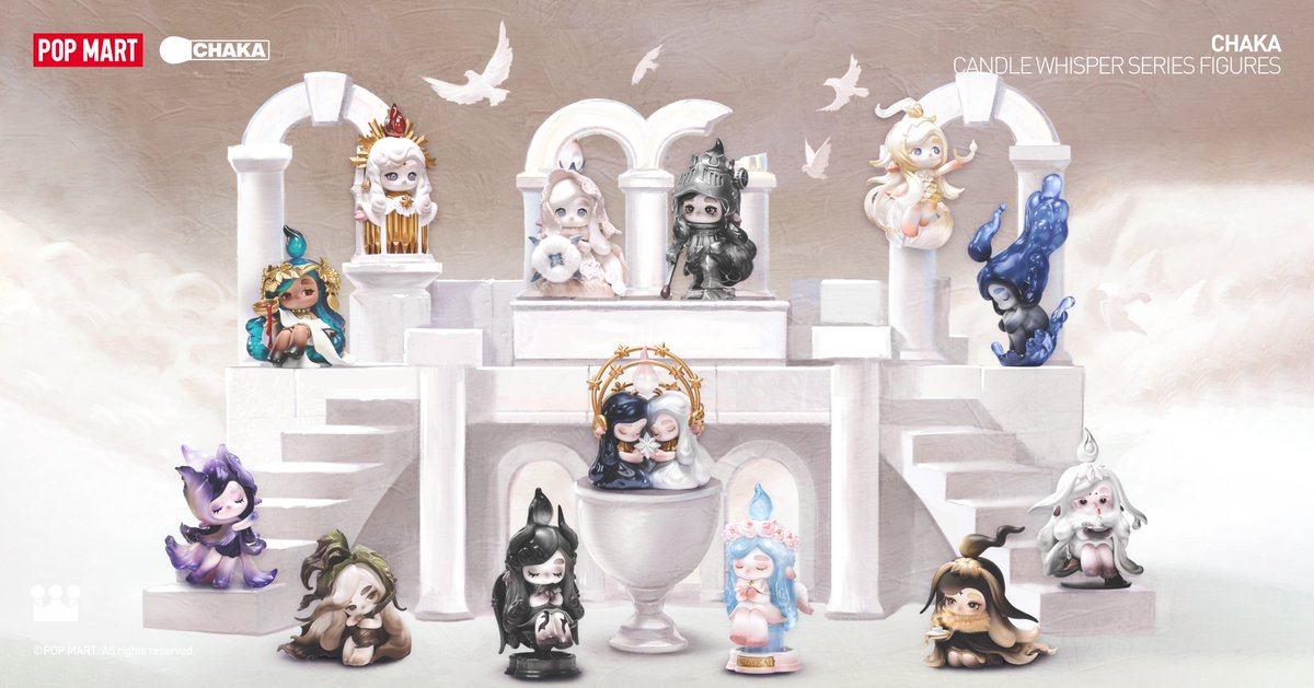 POPMART CHAKA Candle Whisper シリーズ CHAKA Candle Whisper Series Figures - POP MART (Canada)