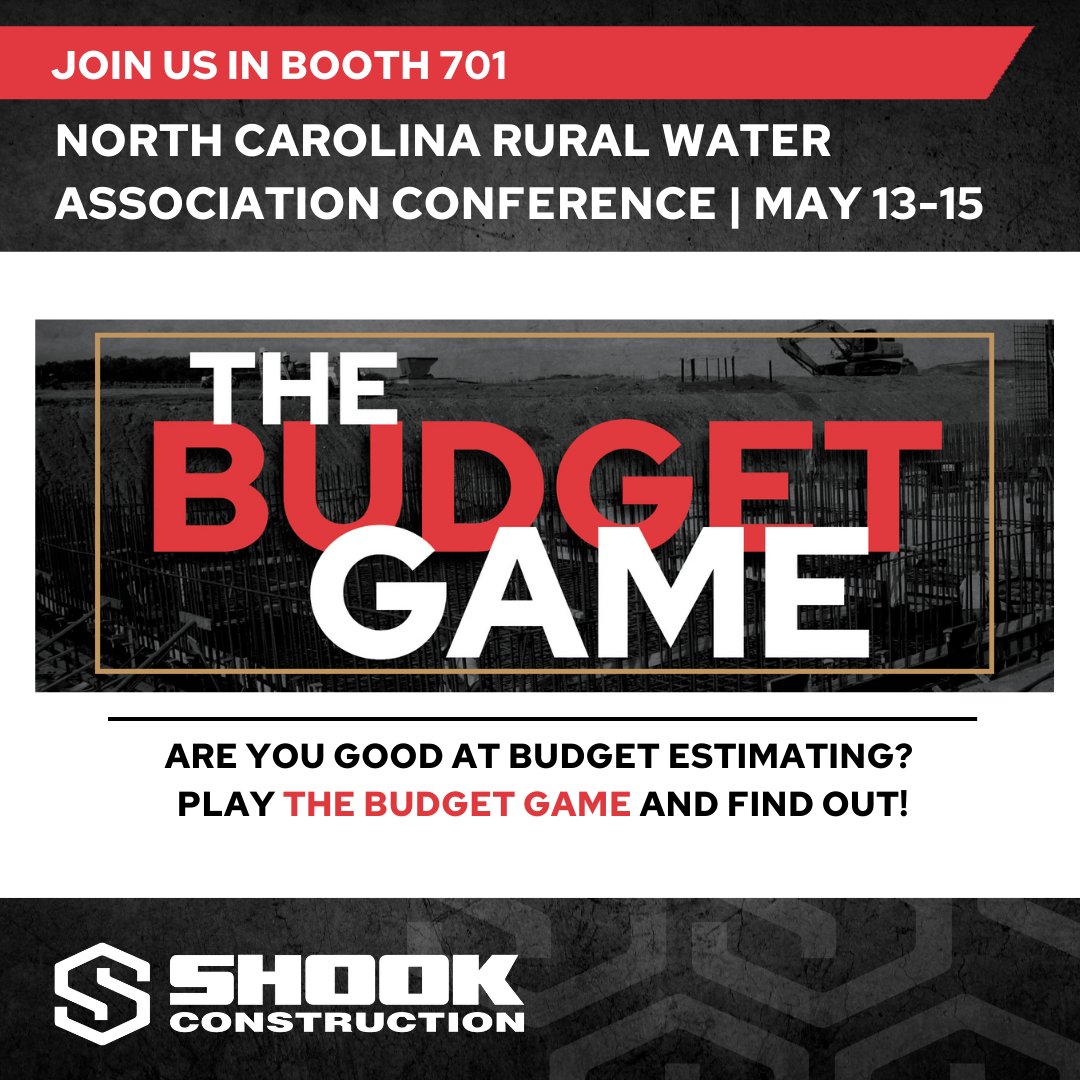 Are you heading to the NCRWA Conference? Stop by Booth 701 and play The Budget Game to find out just how much you know about estimating and collaborative delivery.