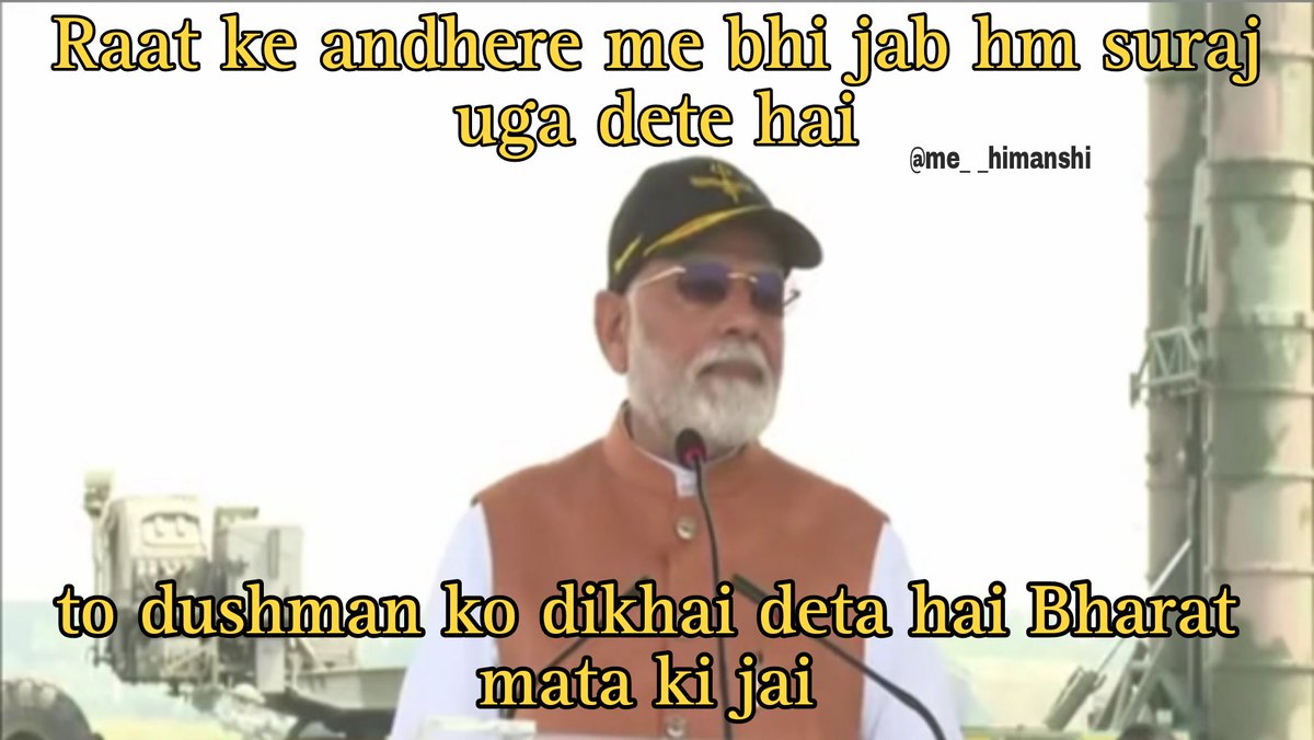 me__himanshi's tweet image. #OperationKeller #NuclearLeak #pzchat #AdampurAirBase #PlanItLikeMaa

Raat me din ka anubhav krwa diya modi ji ne 🤣🤣