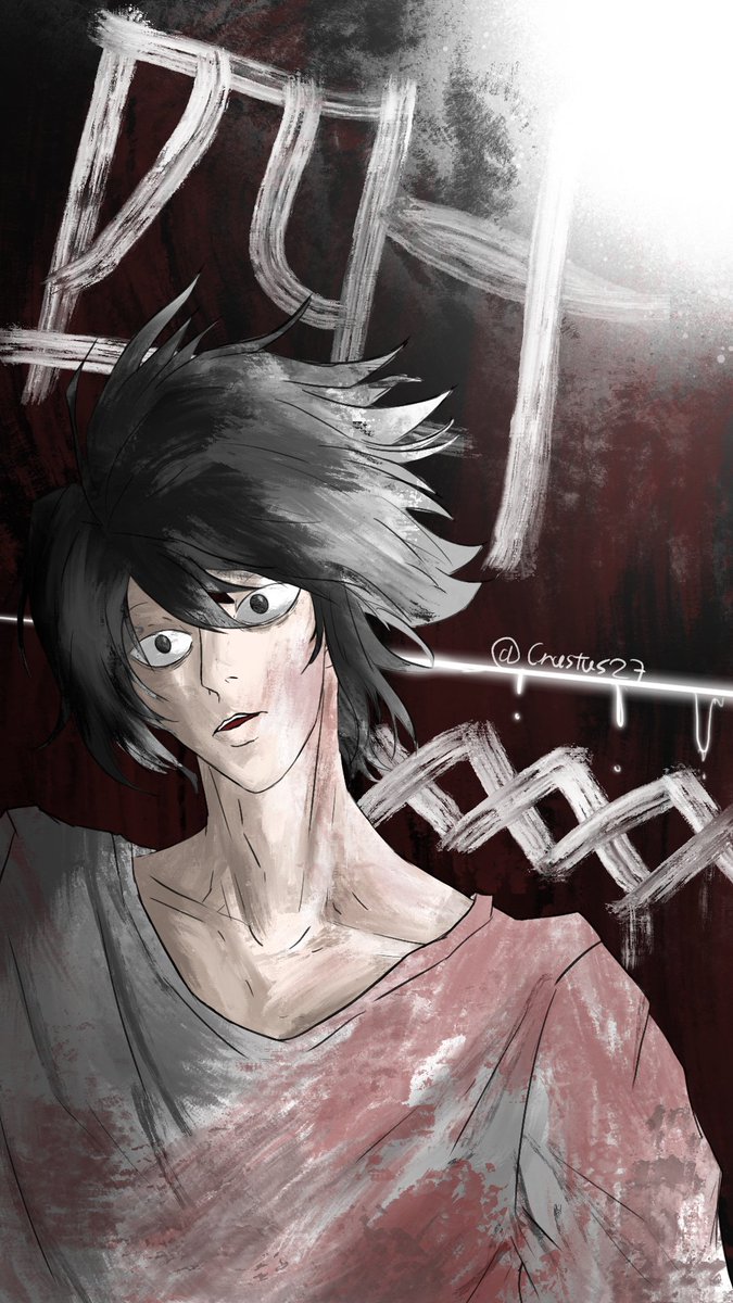 Crastus27's tweet photo. New drawing!!! 🍎✒️
#art #digitalart #DEATHNOTE #deathnoteL #fanart #L #lawliet #lawlietryuzaki https://t.co/T0ZEqNx8Q4