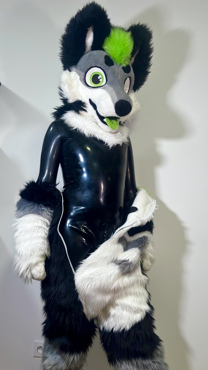 Winter is over, time to shed all this fur :3

📸: <a href="/CockyFolfieAD/">CockyFolfie</a> 

#latexfur #rubberfur