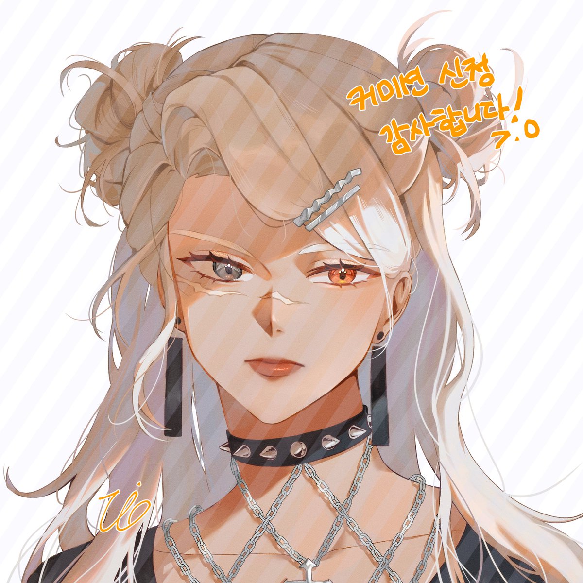 두상 커미션 진행했습니다. 감사합니다!