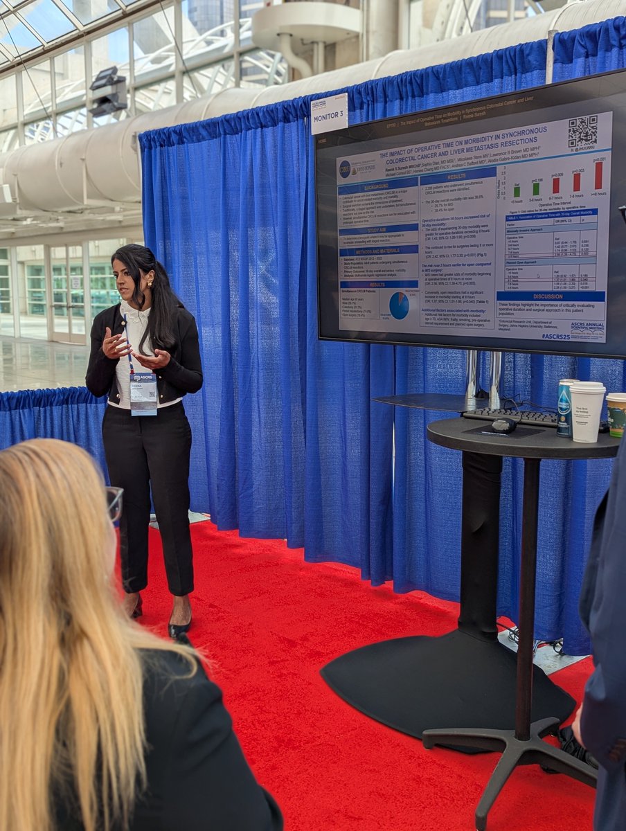 CRRU (@jhucrru) on Twitter photo ASCRS 2025 Day 3: <a href="/rsureshuk/">Reena Suresh</a> (2 presentations), Timothy Farrell, <a href="/StefanoTassina4/">Stefano Tassinari</a>, Ama Winland (2 presentations). Well done, CRRU! #ASCRS25 <a href="/JMigaly/">John Migaly</a> <a href="/SusanGearhartMD/">Susan Gearhart</a> <a href="/vincentobiasMD/">Vincent Obias</a> <a href="/ASCRS_1/">ASCRS_1</a> <a href="/hopkinssurgery/">Hopkins Surgery</a> #hopkinssurgery ASCRS 2025 Day 3: <a href="/rsureshuk/">Reena Suresh</a> (2 presentations), Timothy Farrell, <a href="/StefanoTassina4/">Stefano Tassinari</a>, Ama Winland (2 presentations). Well done, CRRU! #ASCRS25 <a href="/JMigaly/">John Migaly</a> <a href="/SusanGearhartMD/">Susan Gearhart</a> <a href="/vincentobiasMD/">Vincent Obias</a> <a href="/ASCRS_1/">ASCRS_1</a> <a href="/hopkinssurgery/">Hopkins Surgery</a> #hopkinssurgery