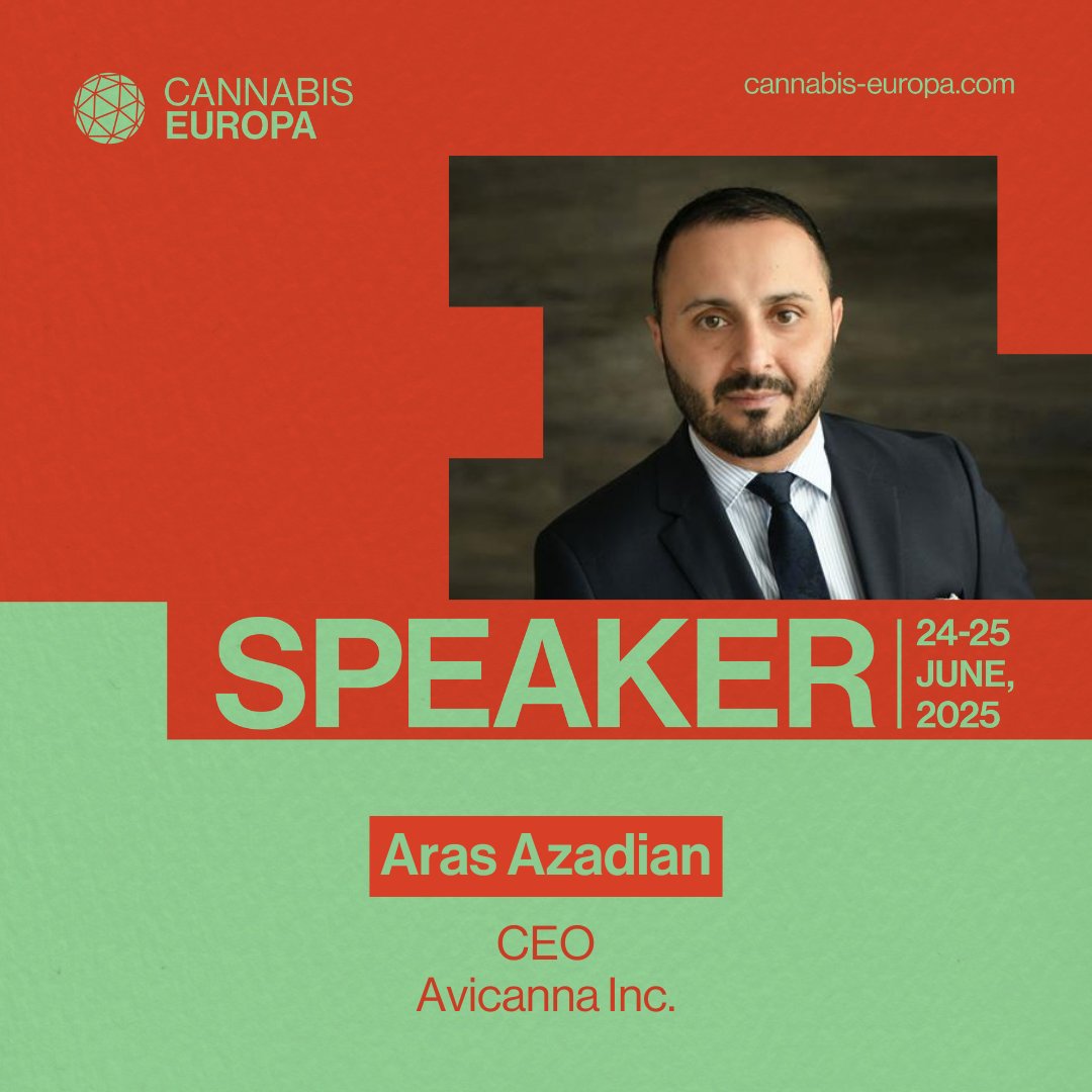 Cannabis Europa (@cannabiseuropa) on Twitter photo 🗣️
Aras founded Avicanna with the vision of establishing an international biopharmaceutical company with a strict focus on medical and pharmaceutical applications of naturally derived medicines including cannabinoids. <a href="/AvicannaInc/">Avicanna (TSX:AVCN)</a>
👉eu1.hubs.ly/H0k0YfG0 🗣️
Aras founded Avicanna with the vision of establishing an international biopharmaceutical company with a strict focus on medical and pharmaceutical applications of naturally derived medicines including cannabinoids. <a href="/AvicannaInc/">Avicanna (TSX:AVCN)</a>
👉eu1.hubs.ly/H0k0YfG0
