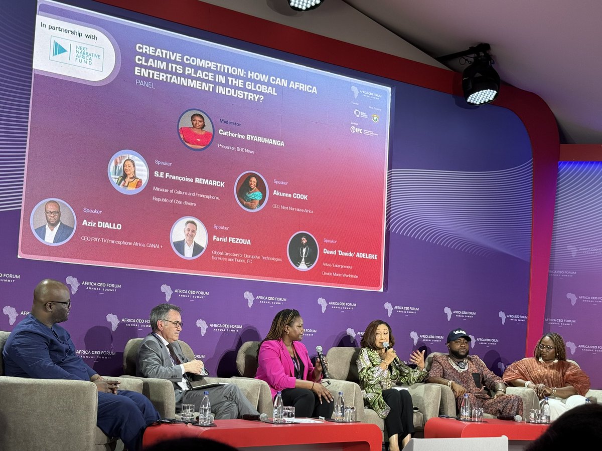 AntoLecky's tweet photo. 30BG, your fave @davido is here at the African CEO Forum telling the world how Africa is the true leader of global entertainment 

#OurACF2025 https://t.co/NUup9FwNpz