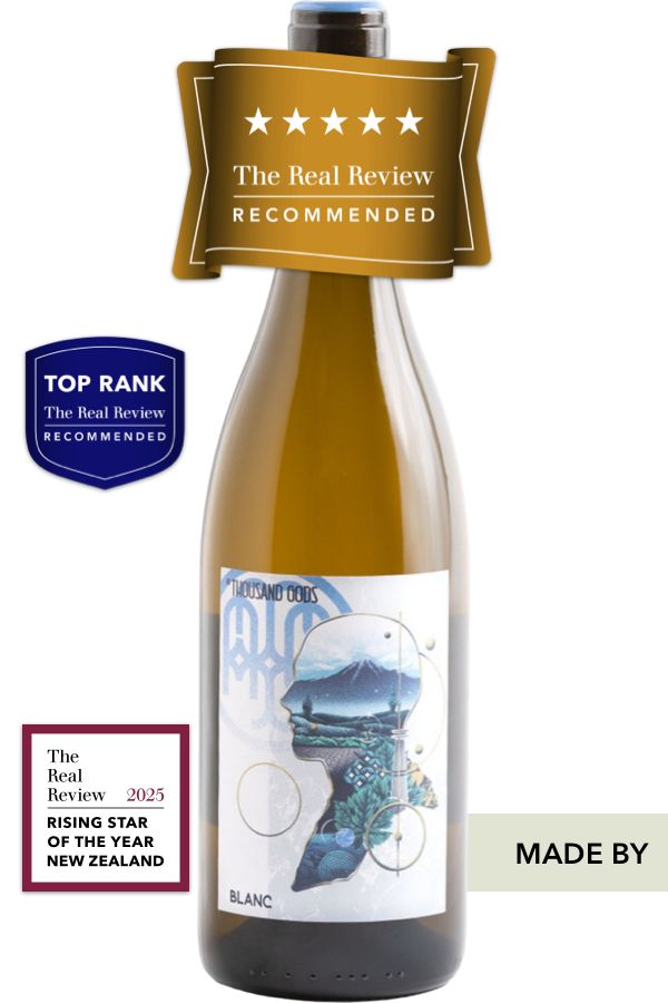 Made by Rising Star of the Year NZ 2025: A Thousand Gods Blanc 2022, Marlborough, NZD $39 therealreview.com/2025/05/13/ris…