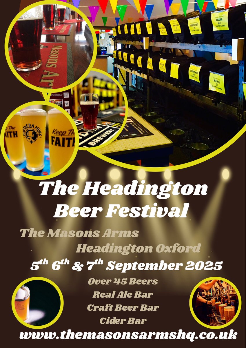 Chris Meeson (@chrismeeson) on Twitter photo The Headington Beer Festival is back <a href="/TheMasonsArmsHQ/">The Masons Arms</a> this September. Get the date in your diary #headington #oxford #beerfestival #caskbeer #craftbeer #realale The Headington Beer Festival is back <a href="/TheMasonsArmsHQ/">The Masons Arms</a> this September. Get the date in your diary #headington #oxford #beerfestival #caskbeer #craftbeer #realale