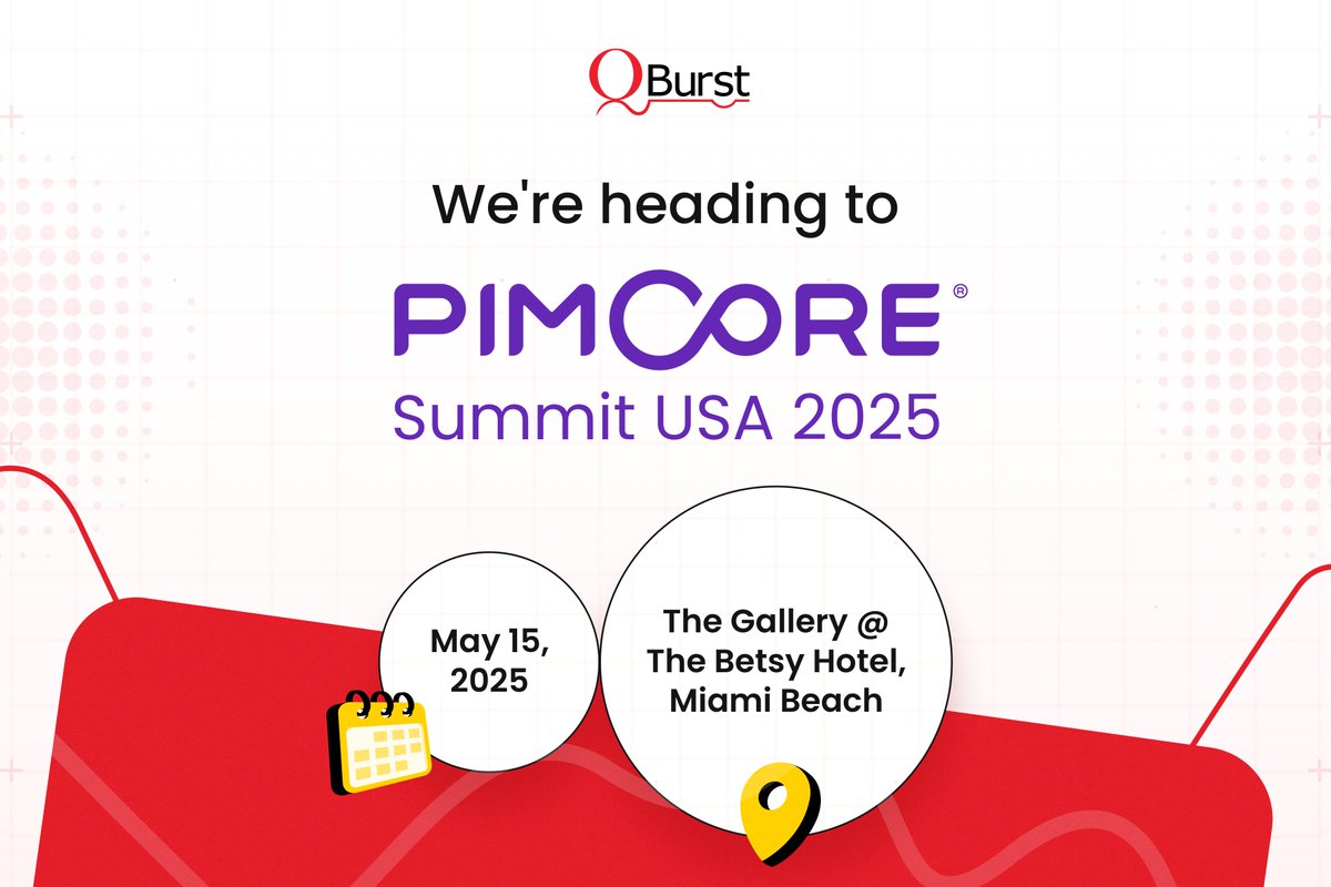 We’re pleased to announce our participation in Pimcore Summit USA 2025 on May 15 at The Gallery at The Betsy Hotel, Miami Beach. Praveen Raj, Director – Business Development, and Sumesan Kala, Director, Retail &amp; Grocery Practice, will represent us at the event.
#PimcoreSummitUSA
