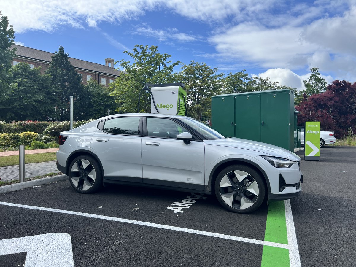 I regularly drive to #Kent and my go-to chargers are the <a href="/AllegoCharging/">Allego</a> rapids near St Mary's Island.

Looking for fun stuff to do there? How about Ninja Warrior? 

Details here: chargehappy.substack.com/p/riverside-wa…