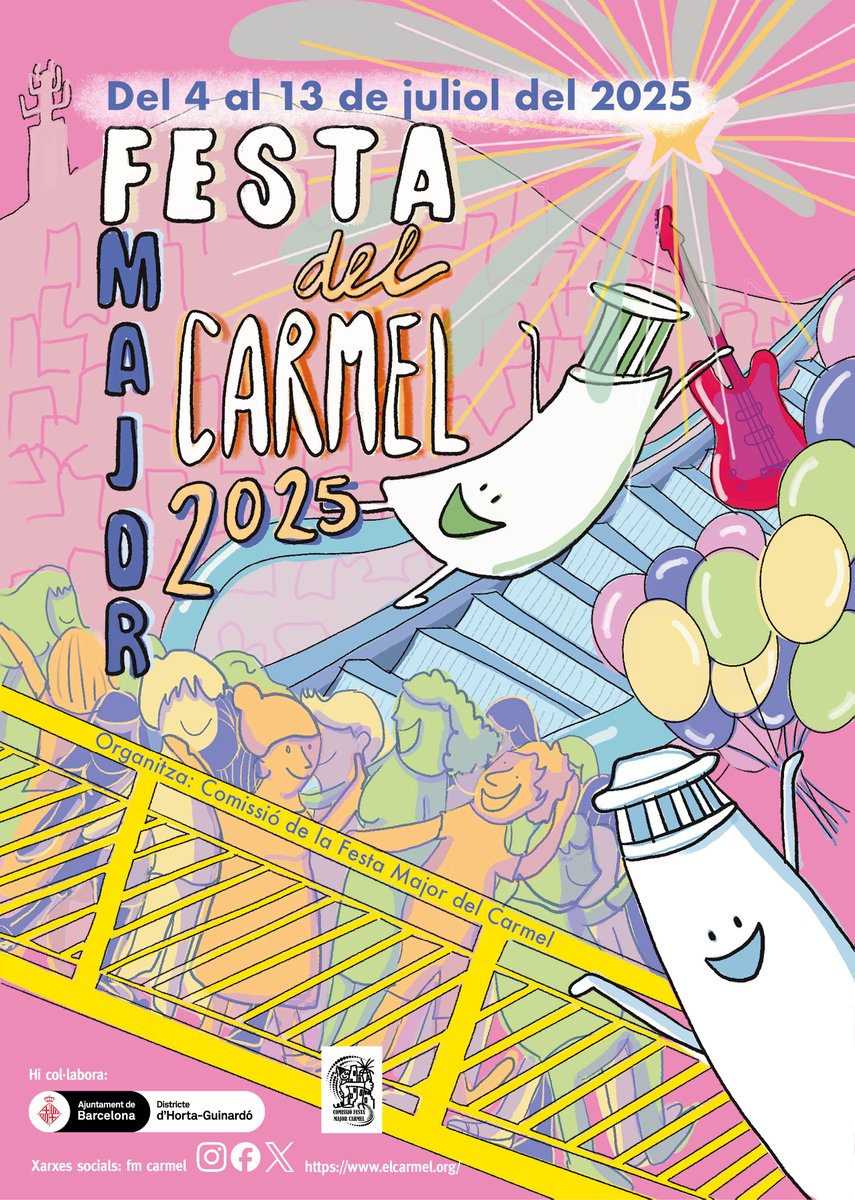 Cartell de la Festa Major del Carmel 2025