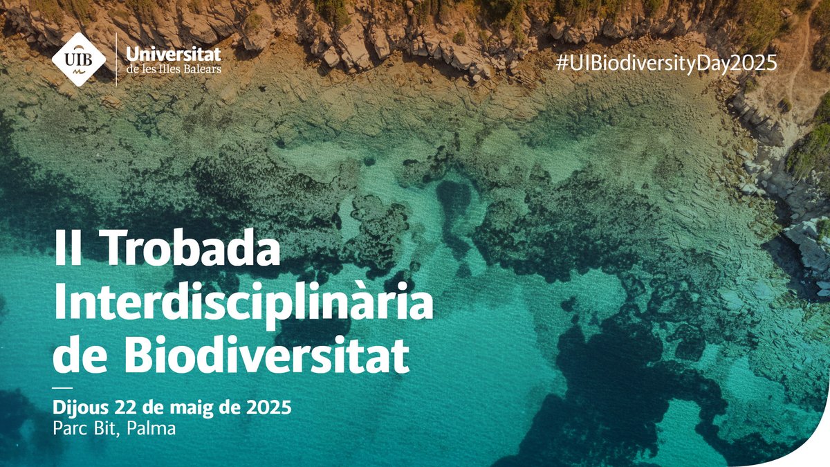 Institute of Evolutionary Biology (IBE) (@ibe_barcelona) on Twitter photo 🌿 S’apropa el #BiodiversityDay2025! 🌍📅
El 22 de maig, el #CBB, l'<a href="/UIBuniversitat/">Universitat de les Illes Balears - UIB</a> i l’<a href="/IBE_Barcelona/">Institute of Evolutionary Biology (IBE)</a> celebren la II Trobada Interdisciplinària de Biodiversitat: pòsters, speed talks i networking entre estudiants, personal científic, gestor i ONGs.
👉centrebaleardebiodiversitat.uib.es/biodiversityda… 🌿 S’apropa el #BiodiversityDay2025! 🌍📅
El 22 de maig, el #CBB, l'<a href="/UIBuniversitat/">Universitat de les Illes Balears - UIB</a> i l’<a href="/IBE_Barcelona/">Institute of Evolutionary Biology (IBE)</a> celebren la II Trobada Interdisciplinària de Biodiversitat: pòsters, speed talks i networking entre estudiants, personal científic, gestor i ONGs.
👉centrebaleardebiodiversitat.uib.es/biodiversityda…