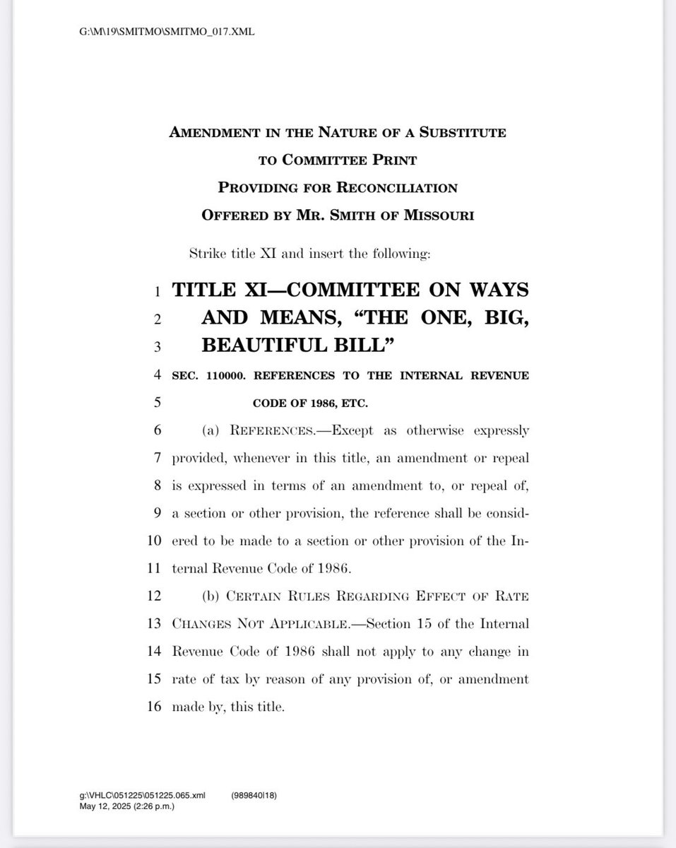 njcoast_protect's tweet photo. The Big Beautiful Bill gets rid of tax credits for the offshore wind industry.
For more, visit:
https://t.co/UdxIh92USw
The relevant text begins on page 233.
@POTUS @Congressman_JVD @SaveJersey @ack4whales @noturbine https://t.co/wXqkxtHWdt