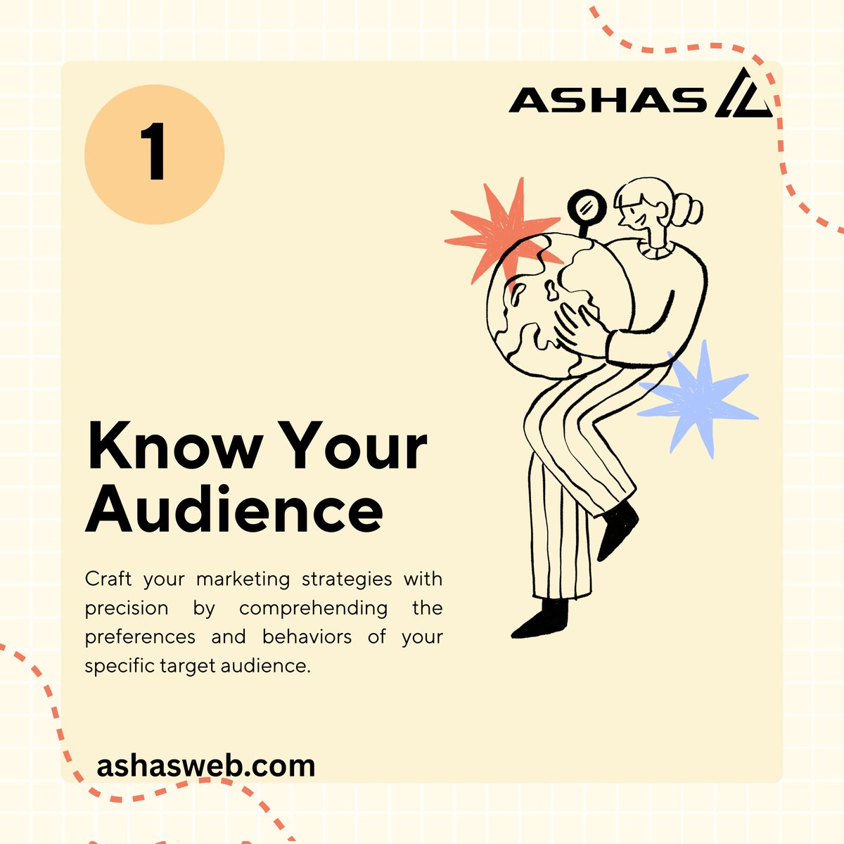 ASHASWeb's tweet photo. Here are 5 Key Tips to boost your online presence and drive results:

Know Your Audience,Create Quality Content,Optimize for SEO, Utilize Social Media, Measure and Adapt

Swipe through and start implementing these today!
#digitalmarketing #marketingtips #ashasweb #seo #content https://t.co/GqhBa2u268