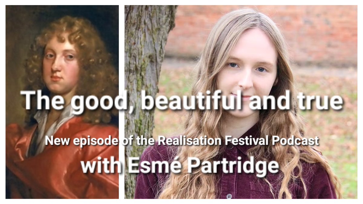 The good, beautiful and true. Who doesn't want to hear about that?! <a href="/EsmeLKPartridge/">Esmé Partridge</a> and I talk about the Third Earl of Shaftesbury in a new episode of the Realisation Festival Podcast. We range over matters from waste lands to cosmic toryism.
realisationfestival.com/the-realisatio…