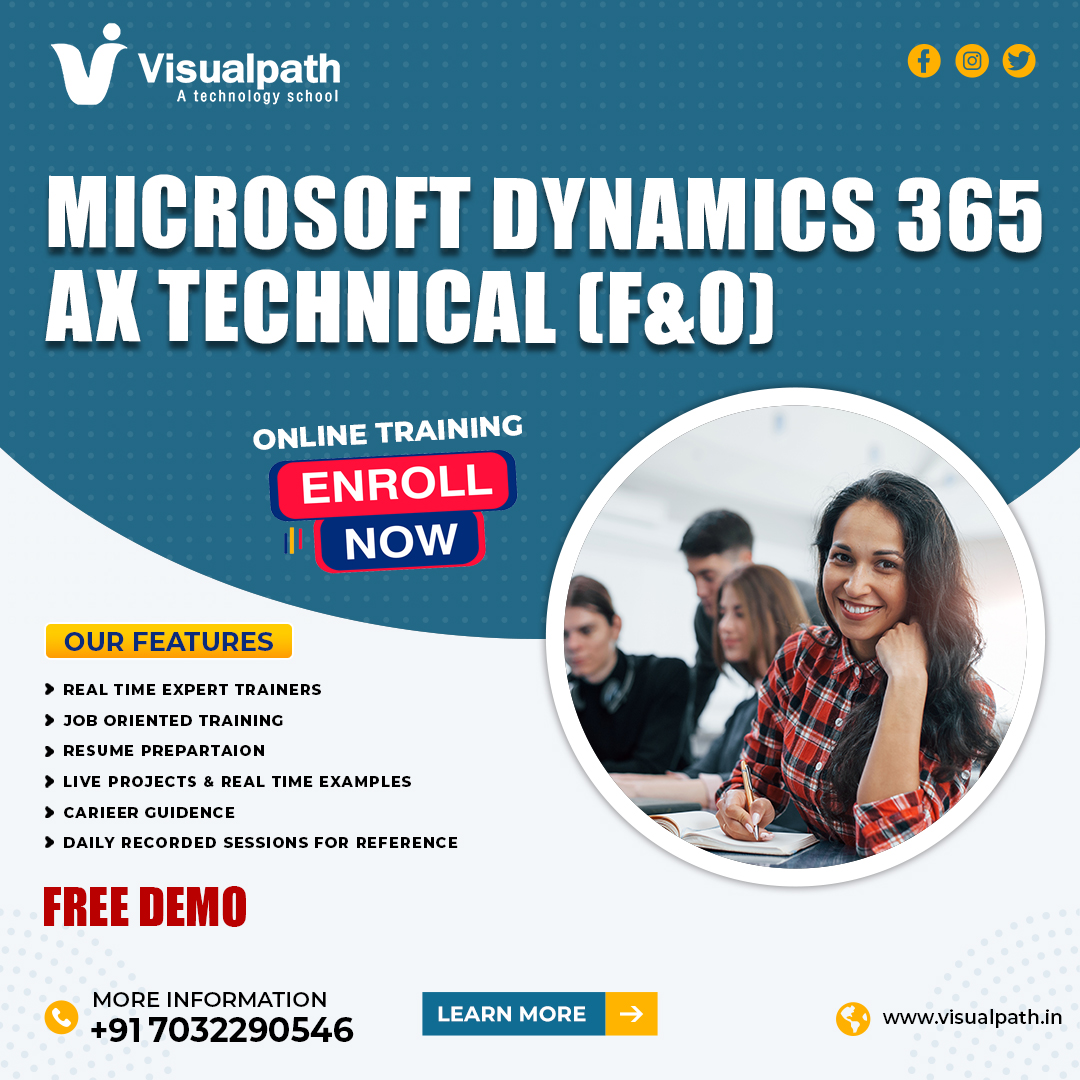 PravinChou430's tweet image. #Visualpath offers a comprehensive #MicrosoftDynamicsAX Training Online with expert guidance, real-time projects. #FreeDemo! Contact: +91-7032290546.
WhatsApp: wa.me/c/917032290546
Visit: visualpath.in/online-microso…
Visit our Blog: topmicrosoftdynamicsax.blogspot.com