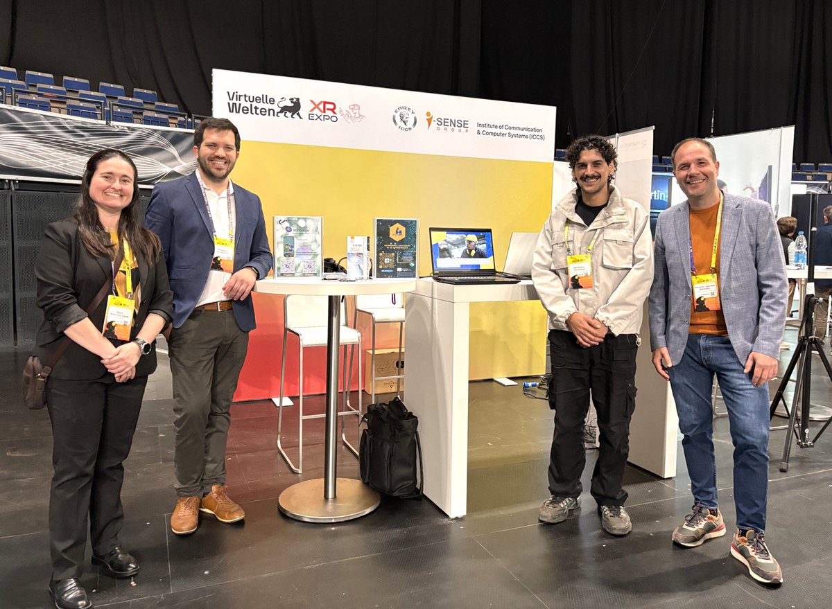 Our XR team joined #XREXPO2025 in Germany last week, showcasing the innovative project Ergon-XR and the Immerge AR application! From industrial XR training to AR-powered recycling education, we’re shaping the future of immersive tech!
#ISENSEResearch #XR #AR #Innovation
