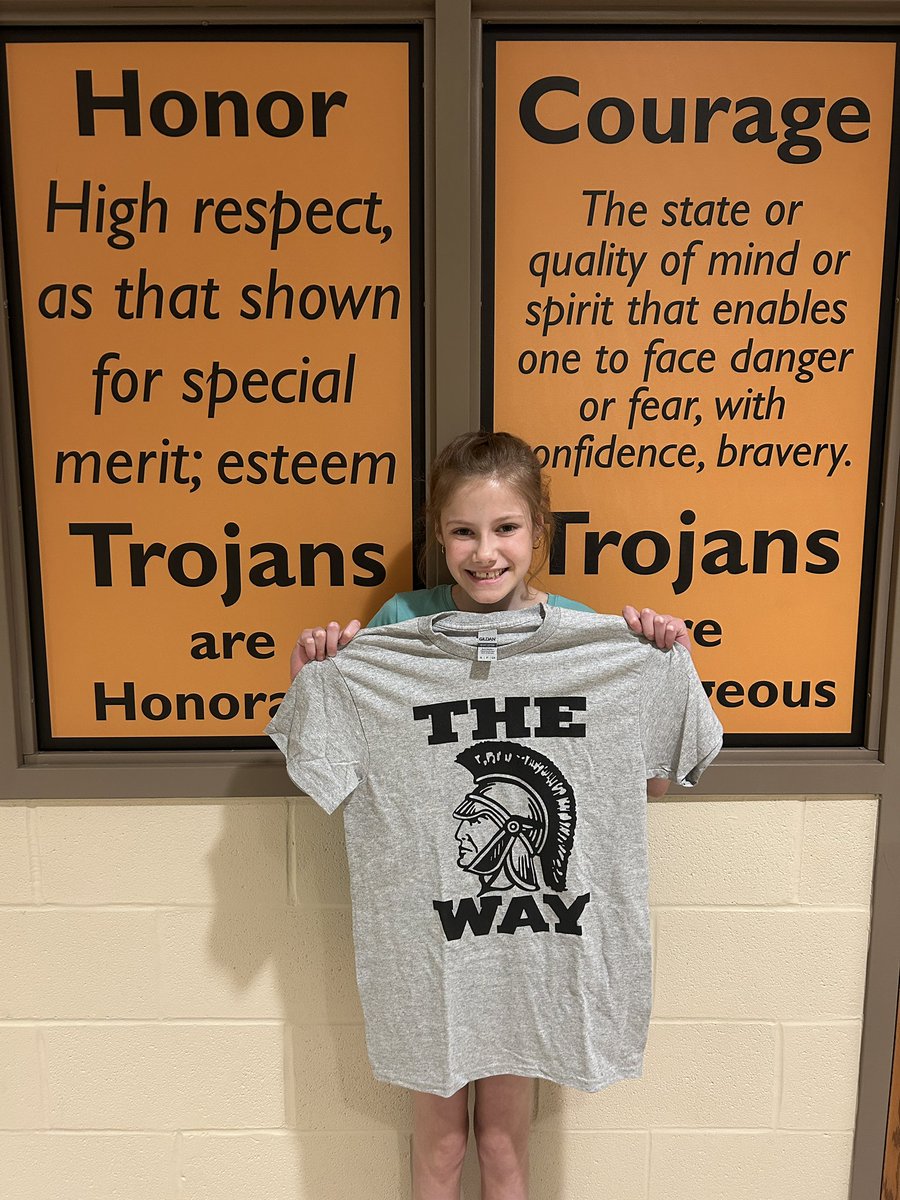 Congratulations to our T-shirt Tuesday Winners! Sean Dillman and Lily Lee were nominated by their teachers for going above and beyond at A-B MS!