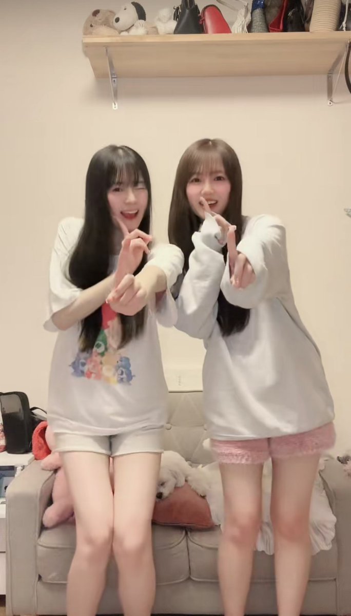 FRUITS ZIPPER、CUTIE STREET、ときめきの区別が全然ついてないし、「可愛いだけじゃダメですか」とか「ねぇねぇねぇ」の曲とか、どの曲がどのグループかも分かんないけどTikTok見てたら左の人可愛すぎて死ぬかと思った😇
普段と違って髪下ろしてるらしい…
かわいい…
 #超ときめき宣伝部
 #坂井仁香