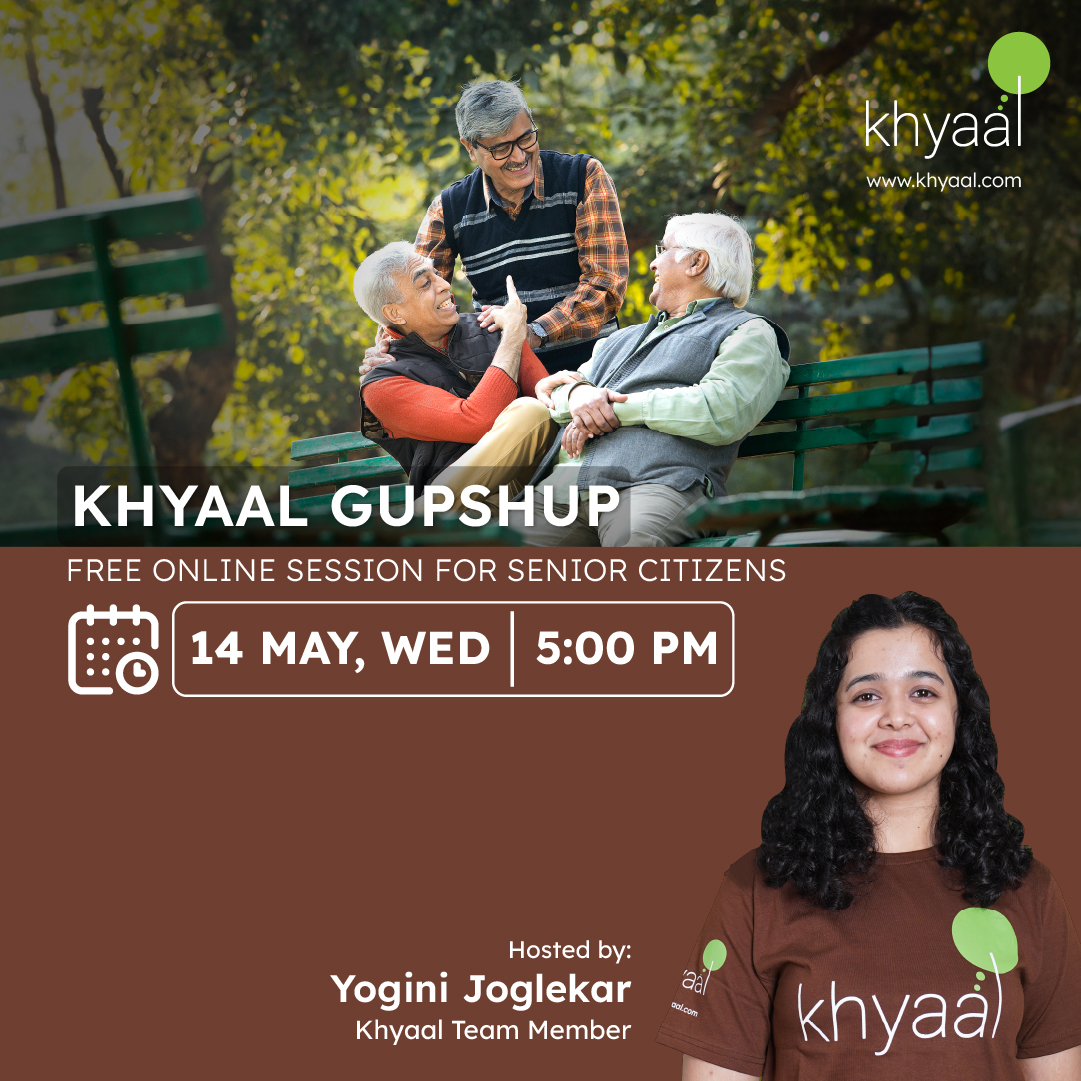 A wonderful session for our senior Khyaal community members to connect, share stories, and create new bonds. Attend this free online session if you are 50 years or older, or share it with your elderly loved one.
#Community #SeniorCitizens
To attend our exclusive sessions:
📱