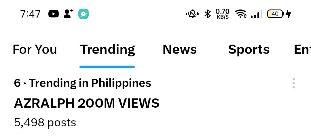 Still trending 

 sixth spot! <a href="/PBBabscbn/">Pinoy Big Brother</a>

AZRALPH 200M VIEWS