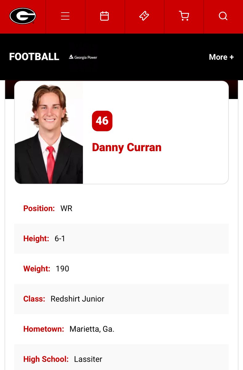 We appreciate <a href="/MackennyEthan/">Ethan Mackenny</a> <a href="/GeorgiaTechFB/">Georgia Tech Football</a> &amp; Danny Curran <a href="/GeorgiaFootball/">Georgia Football</a> for coming back to <a href="/LassiterSports/">LassiterAthletics</a> yesterday on Day 7 of Spring Practice!