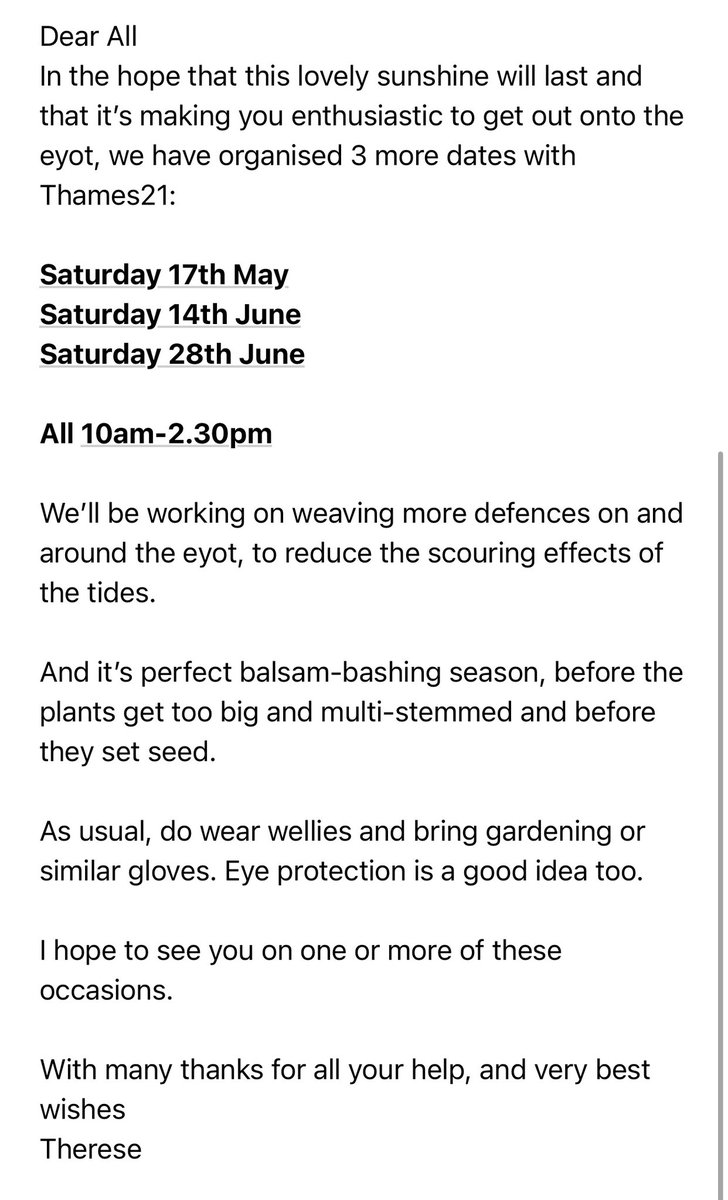 old_chiswick's tweet image. Upcoming Chiswick Eyot conservation volunteering dates and times!